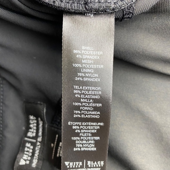 White House Black Market Instantly Slimming Black Long Sleeve Dress Size 4 - Picture 6 of 6